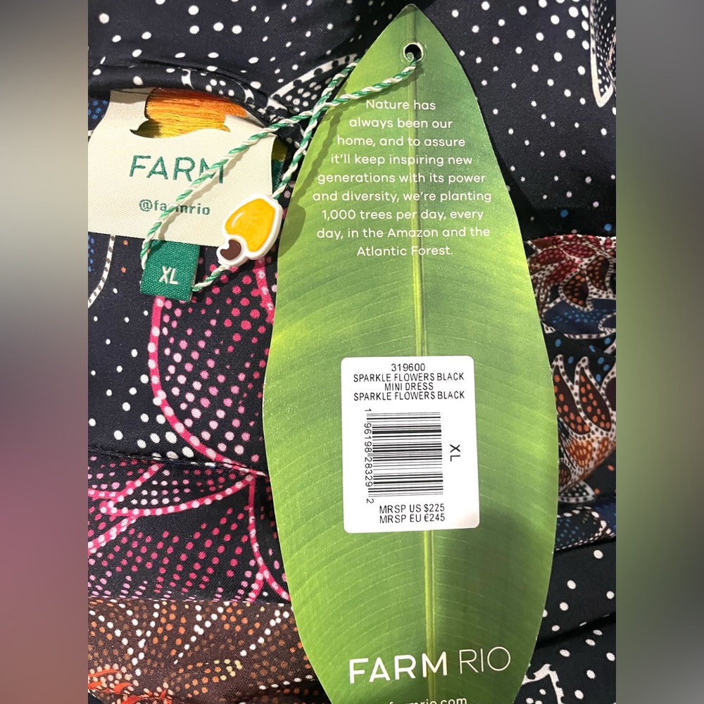 NWT Farm Rio
Sparkle flowers mini dress Sz XL - Picture 8 of 9